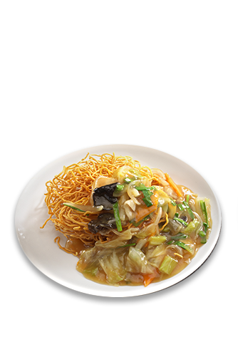 たっぷり野菜あんのバリ焼そば